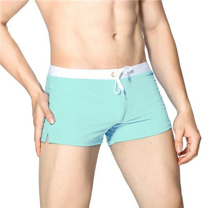 Heren Zwembroek Trendy Blauw Jace