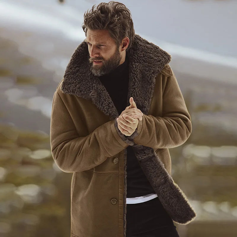 Dikke Winterjas voor Mannen Warm en Waterdicht