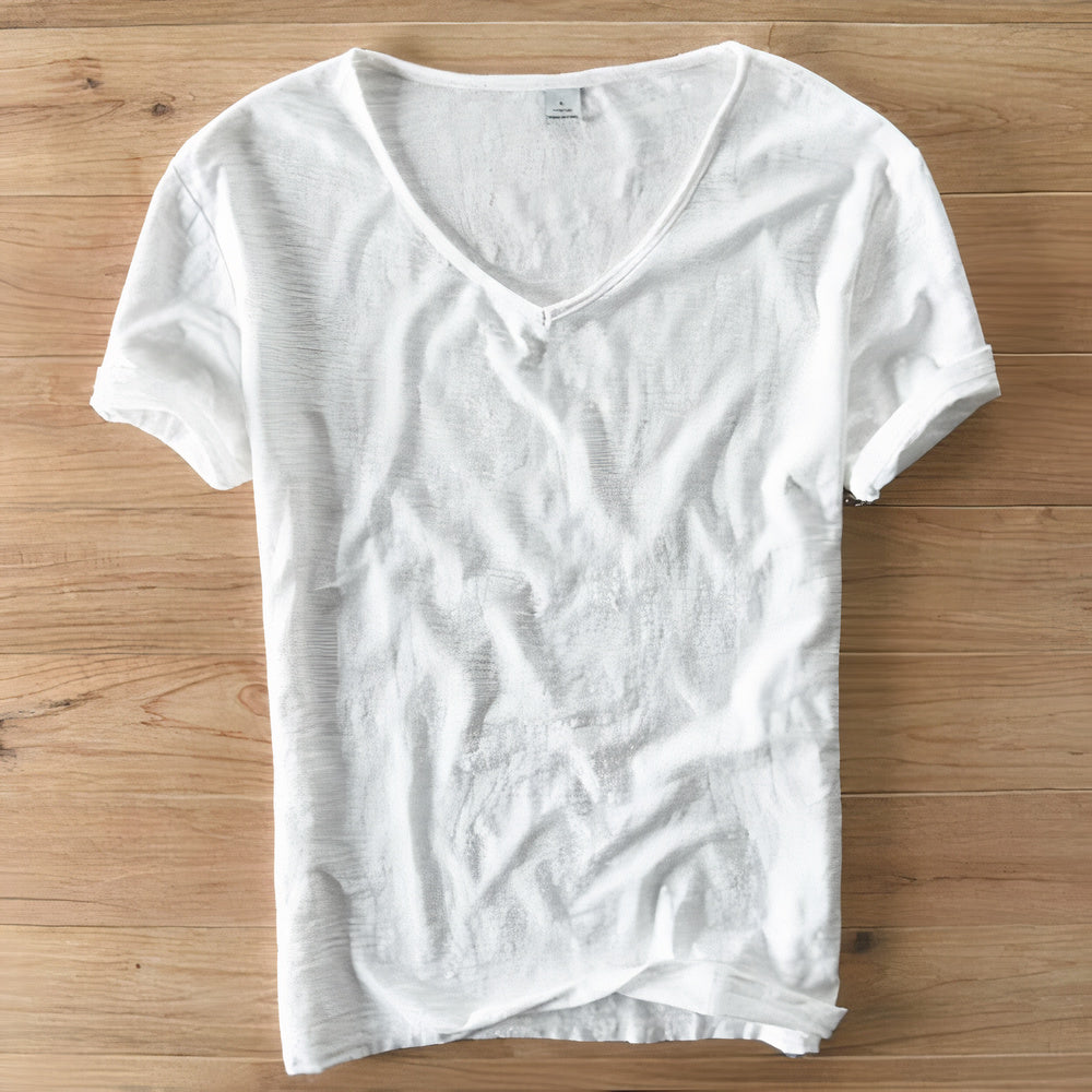 Heren Zomer T-Shirt Comfortabel Casuaal Katoen - Mode Vibes
