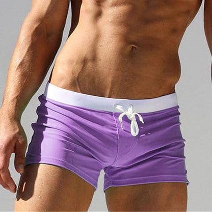 Heren Zwembroek Trendy Blauw Jace