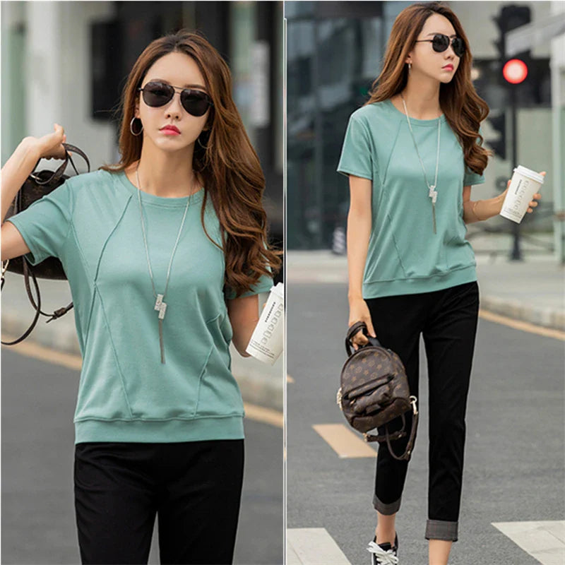Lumière Casual Zomer T-shirt