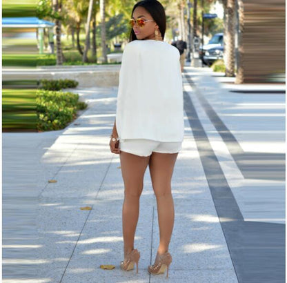 Dames Cape Blazer met Open Voorkant en Lange Mouwen