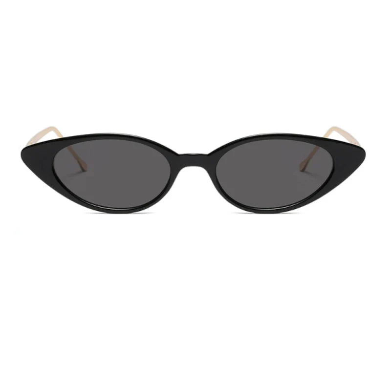 Dames Zonnebril Retro Cat Eye UV Bescherming Smal Montuur