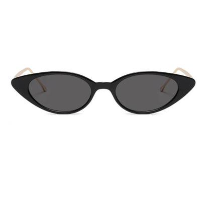 Dames Zonnebril Retro Cat Eye UV Bescherming Smal Montuur