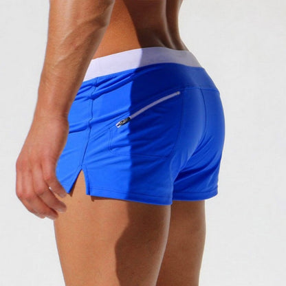 Heren Zwembroek Trendy Blauw Jace