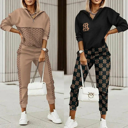 Dames Joggingpak met Monogram - Zacht Co-ord Set