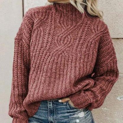 Gebreide Trui voor Dames Oversized Zacht Warm