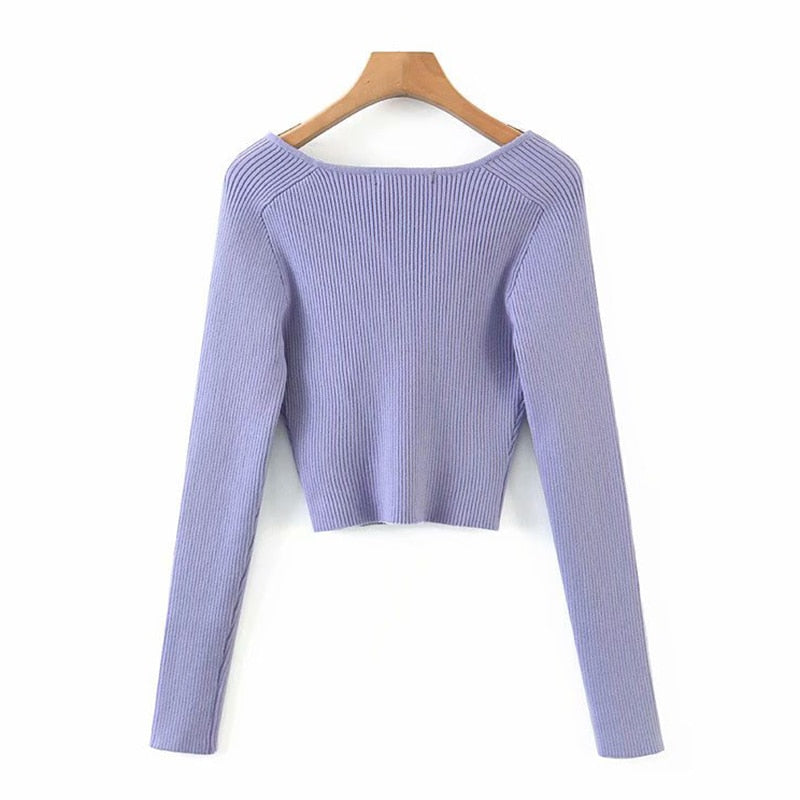 Stijlvolle Vrouwelijke Croptop Zacht en Comfortabel