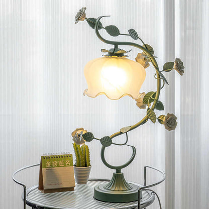 Rozenlamp Rosa Met Warme Verlichting