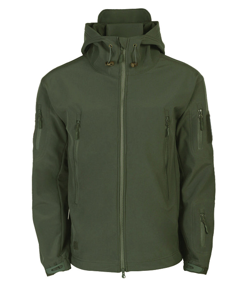 Heren Softshell Jas Waterdicht Winddicht met Capuchon