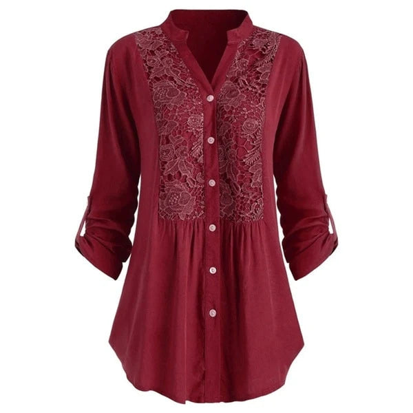 Vrouwelijke Blouse Trendy Haven Stijl Mode