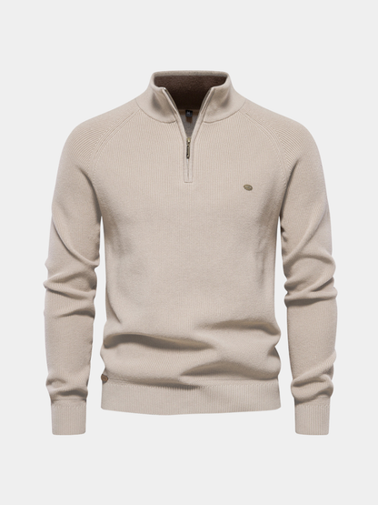 Half-Zip Trui Heren | Ademend Warm & Zacht Draaggevoel