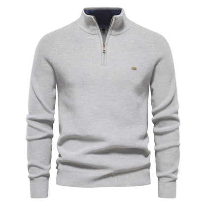 Half-Zip Trui Heren | Ademend Warm & Zacht Draaggevoel