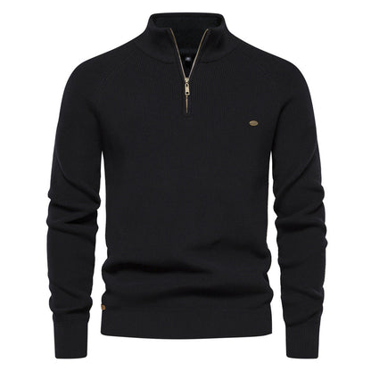 Warme Heren Trui Half-Zip Ademend en Zacht - Mode Vibes