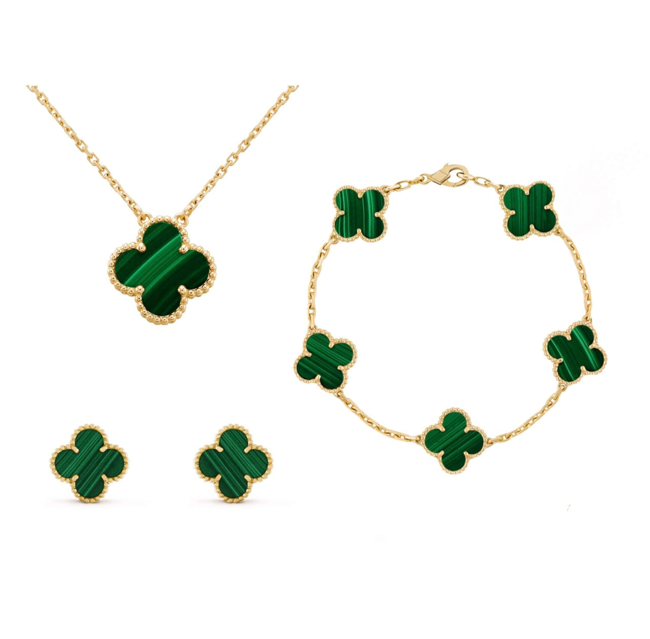 Halskette Und Ohrringe - LuckJewelry 