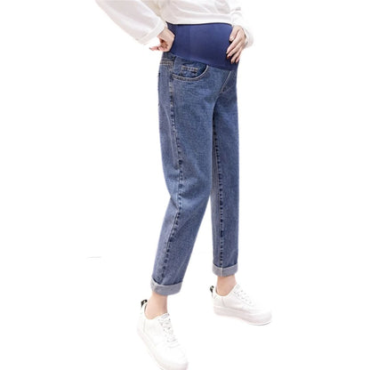 Zwangerschapsjeans Hoge Taille Los Zittend Comfortabel