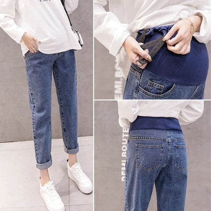 Zwangerschapsjeans Hoge Taille Los Zittend Comfortabel