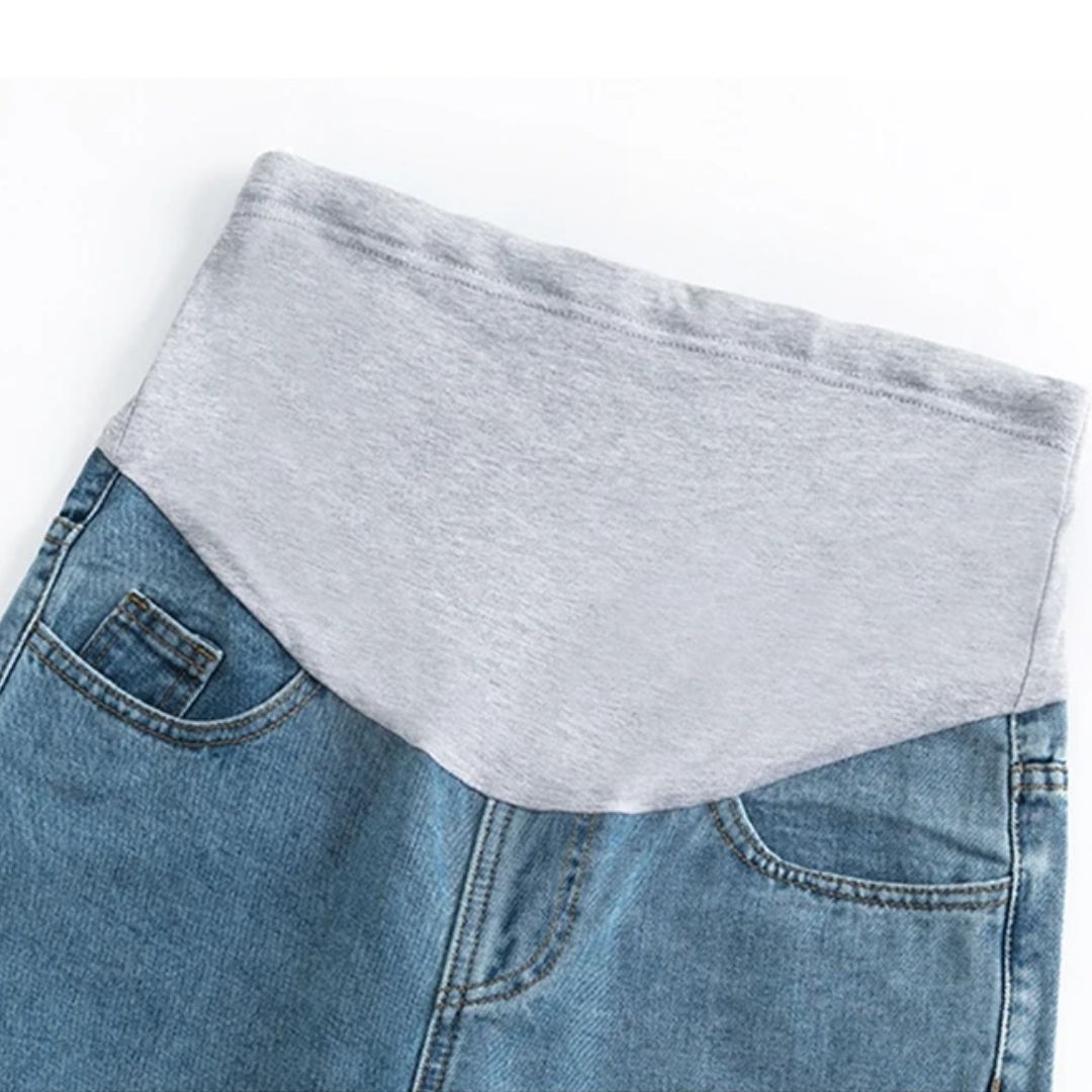 Zwangerschapsjeans Hoge Taille Los Zittend Comfortabel