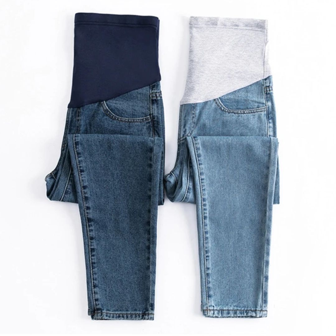 Zwangerschapsjeans Hoge Taille Los Zittend Comfortabel
