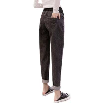 Zwangerschapsjeans Hoge Taille Los Zittend Comfortabel