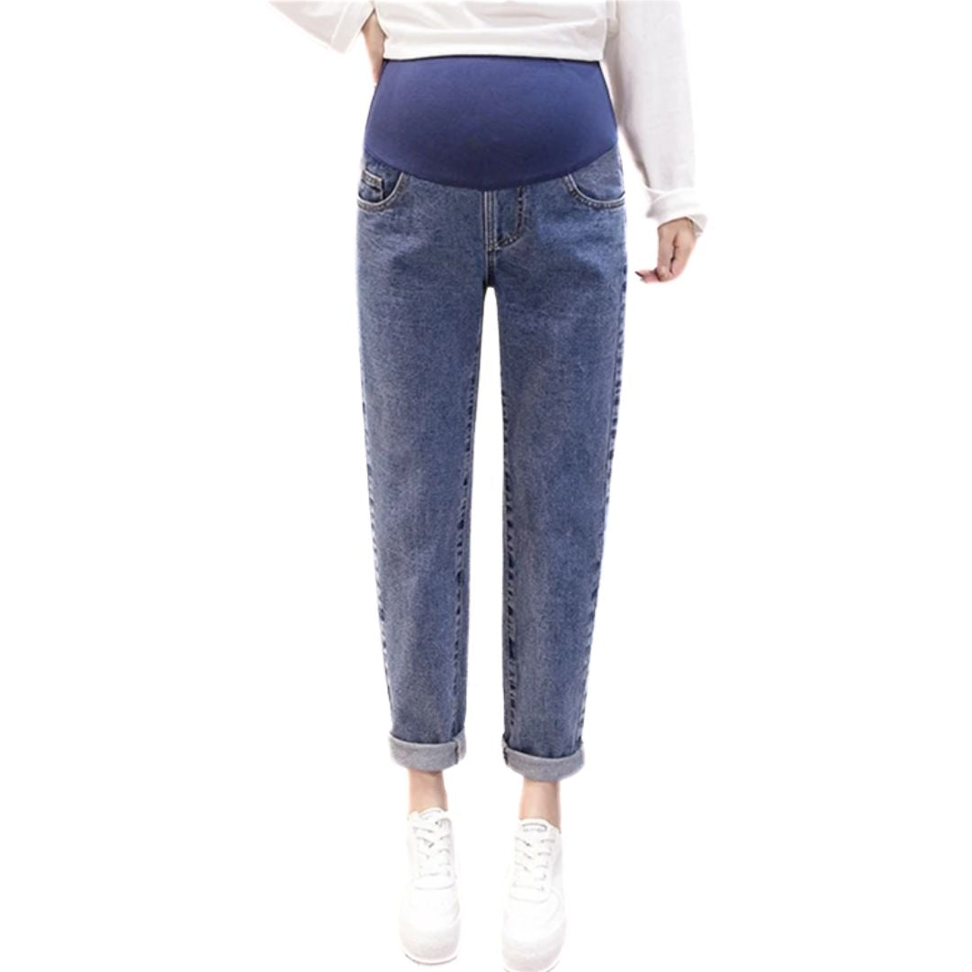 Zwangerschapsjeans Hoge Taille Los Zittend Comfortabel