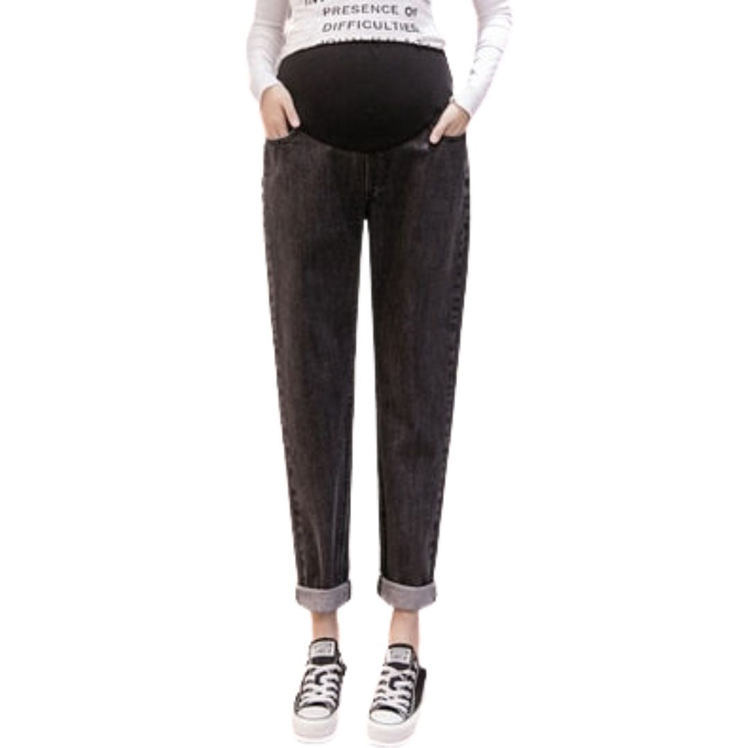 Zwangerschapsjeans Hoge Taille Los Zittend Comfortabel
