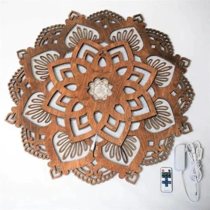 Mandala | Käsintehty seinävalaisin-EmiyoSuomi