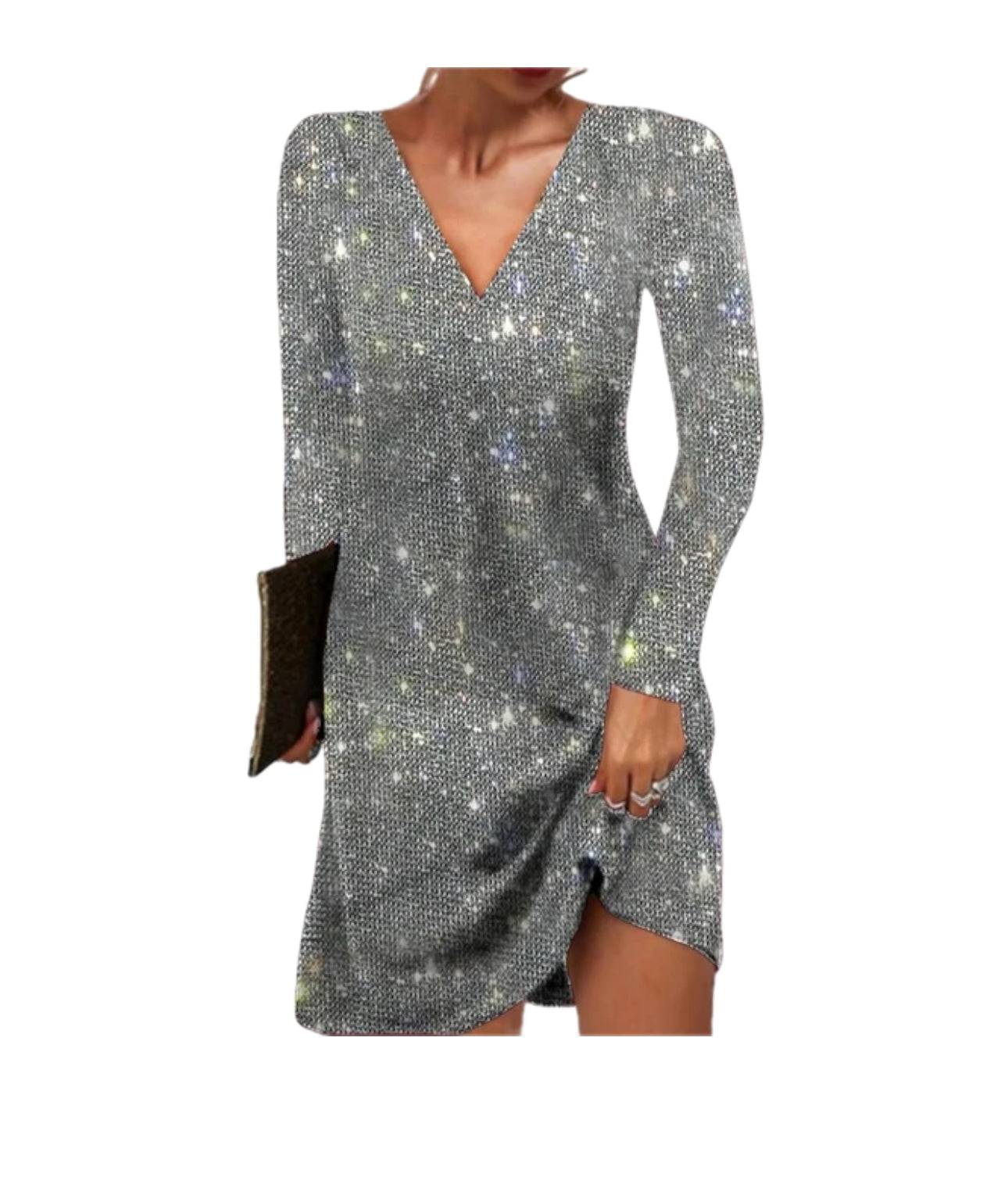 Hannah | Abito da cocktail con paillettes