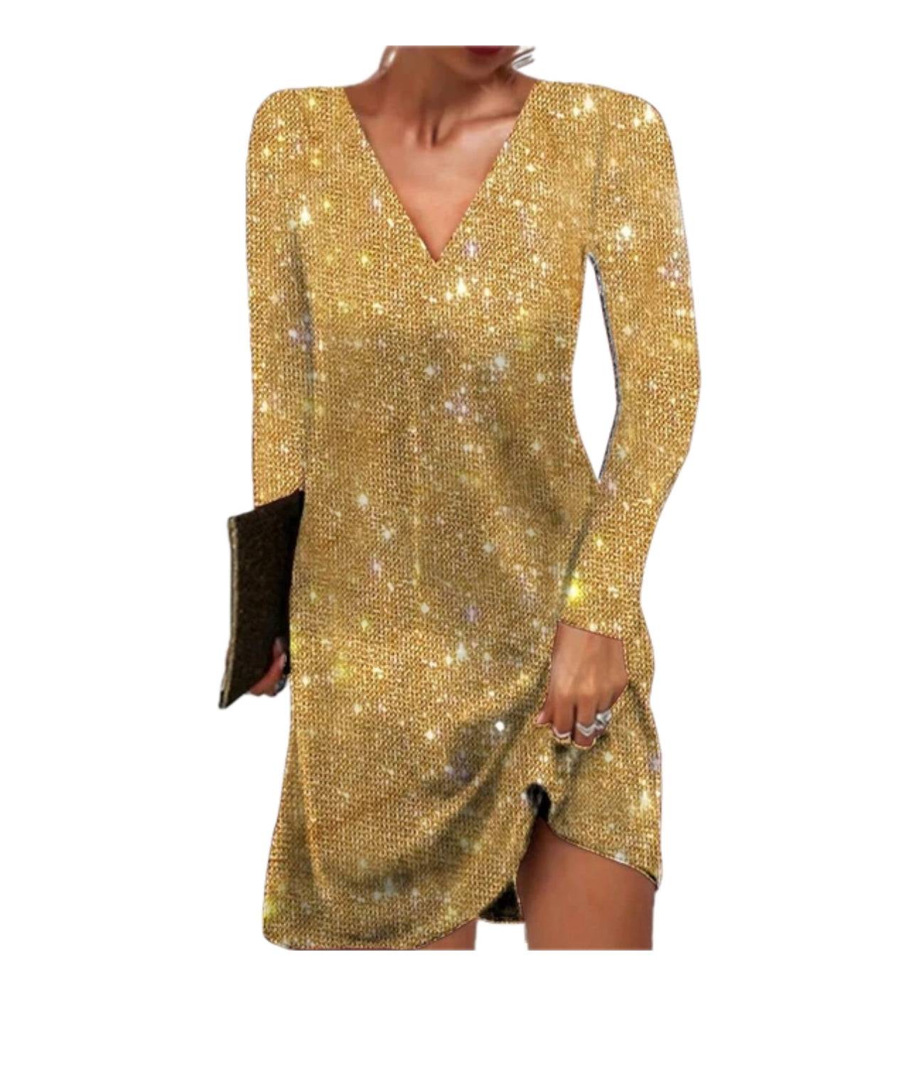Hannah | Abito da cocktail con paillettes