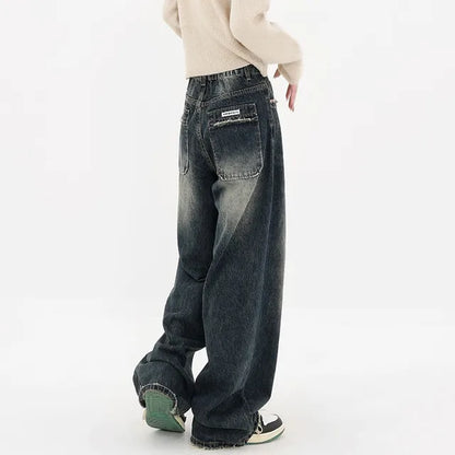 Retro Harajuku Baggy Jeans - Zomerse Stijl