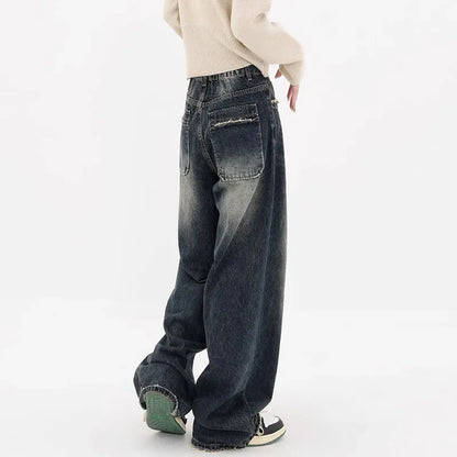 Retro Harajuku Baggy Jeans - Zomerse Stijl