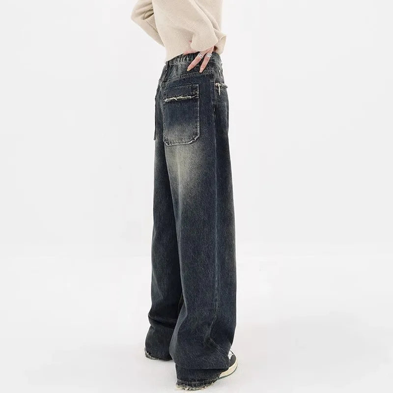Retro Harajuku Baggy Jeans - Zomerse Stijl