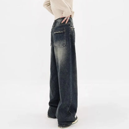 Retro Harajuku Baggy Jeans - Zomerse Stijl