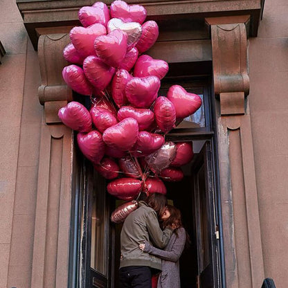 Valentijnsballonnen Hartjes 20 Stuks Rode Liefdesballonnen