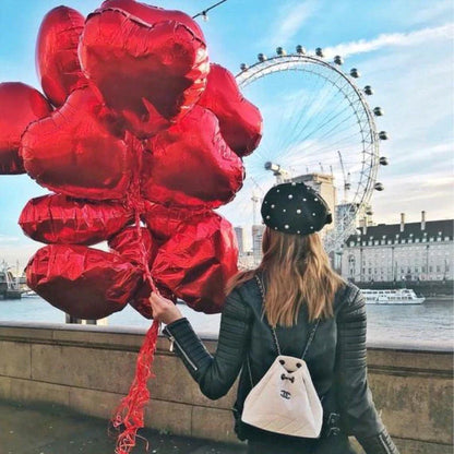 Valentijnsballonnen Hartjes 20 Stuks Rode Liefdesballonnen