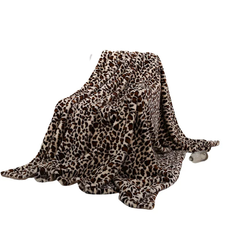 Haven | Luipaardprint | Fleece Deken