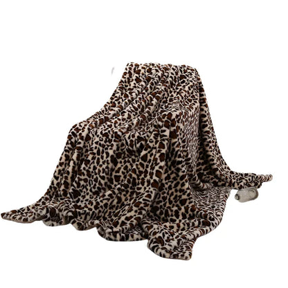 Haven | Luipaardprint | Fleece Deken