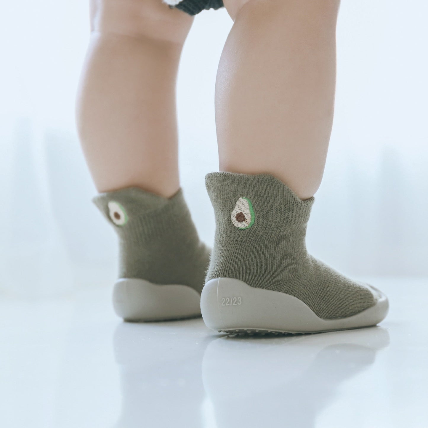Babyschoentjes Luca Zacht Leer