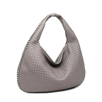 Luxe Geweven Handtas – Tijdloze Elegantie & Comfort voor Elke Dag
