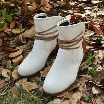 Dames Laarzen Vintage Stijl met Veter