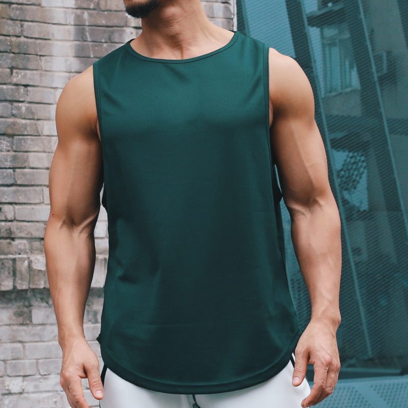 Tanktop Heren Fitness Sportief Comfortabel