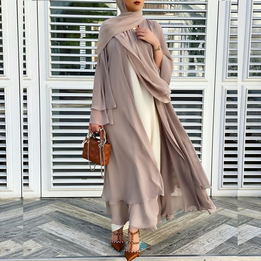 Moslim Abaya met Hijab Lichtgewicht en Stijlvol - Mode Vibes