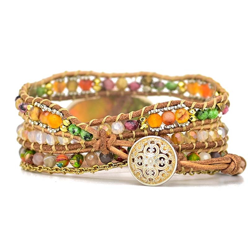 Hamsa Armband met Amazonesteen Zahara Model