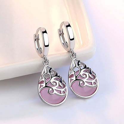 Sterling Zilver Oorbellen Boom des Levens Sieraden - Mode Vibes