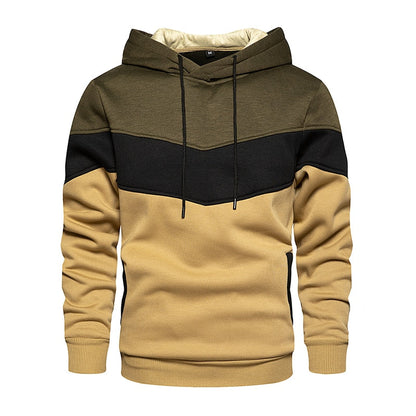 Heren Hoodie Katoen Mix Zwart Darius