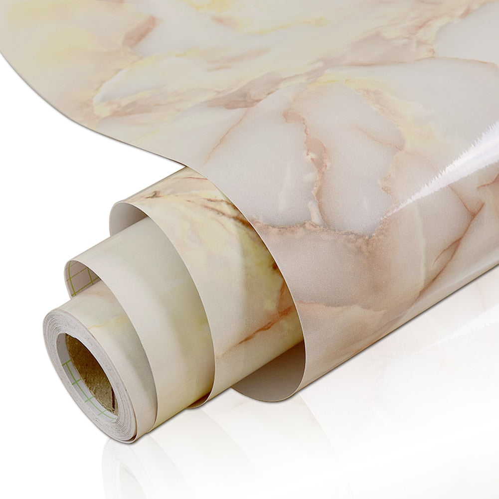 Marmer Look Sticker Waterdicht voor Muren en Meubels
