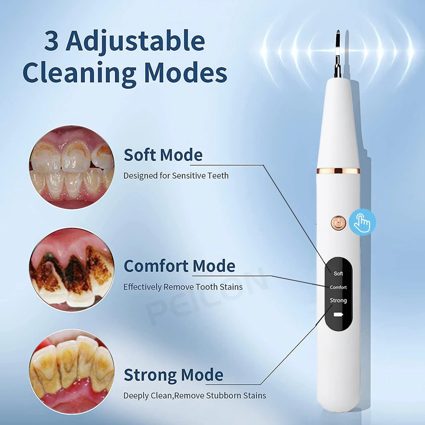 Tandreiniger Ultrasoon SonicClean voor Thuisgebruik