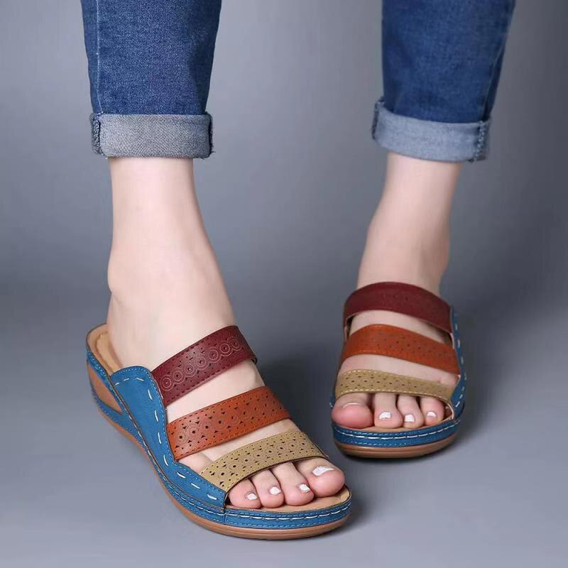Luchtige orthopedische sandalen voor dames van Velanora