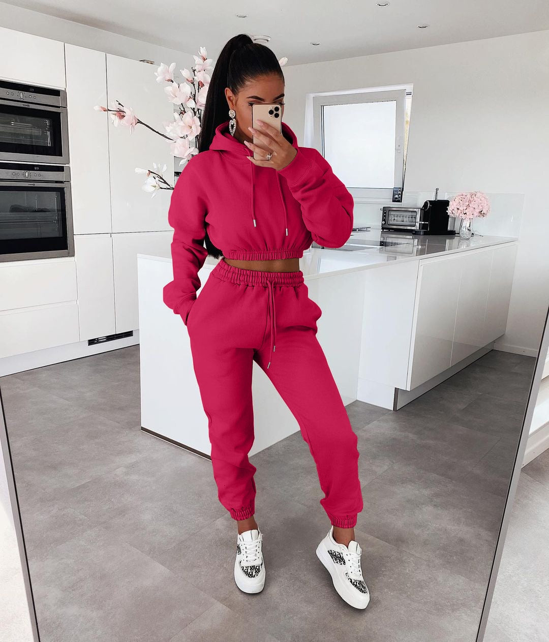 Zachte Joggingset Casual voor Dames - Mode Vibes