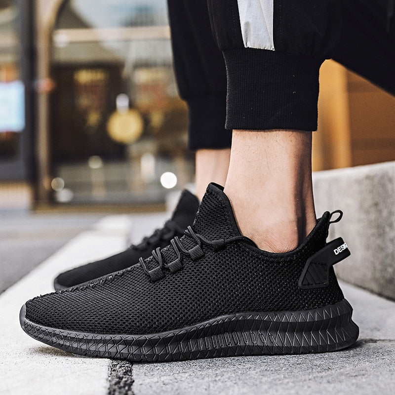 Herensneakers met Demping en Houdingssteun voor Comfortabele Loop